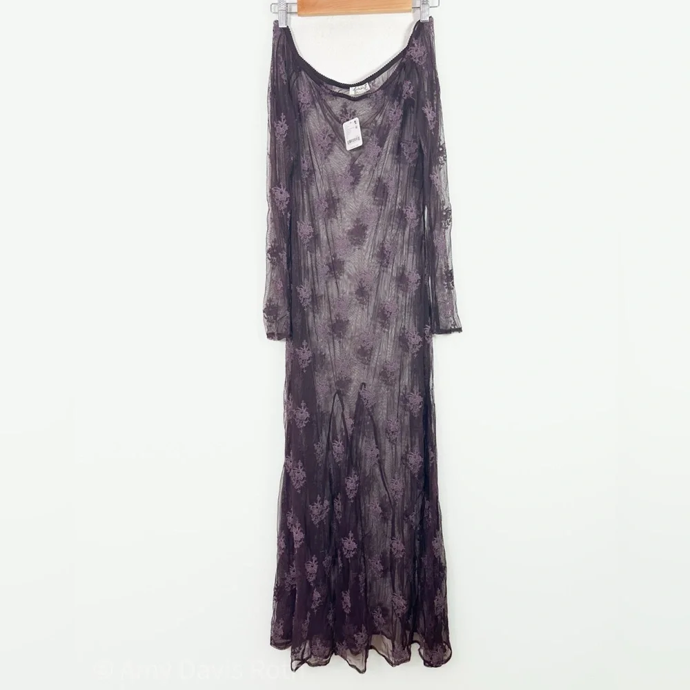 Free People Bali Cleo Maxi Slip Size Large NWT